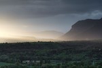 El sol forada la pluja